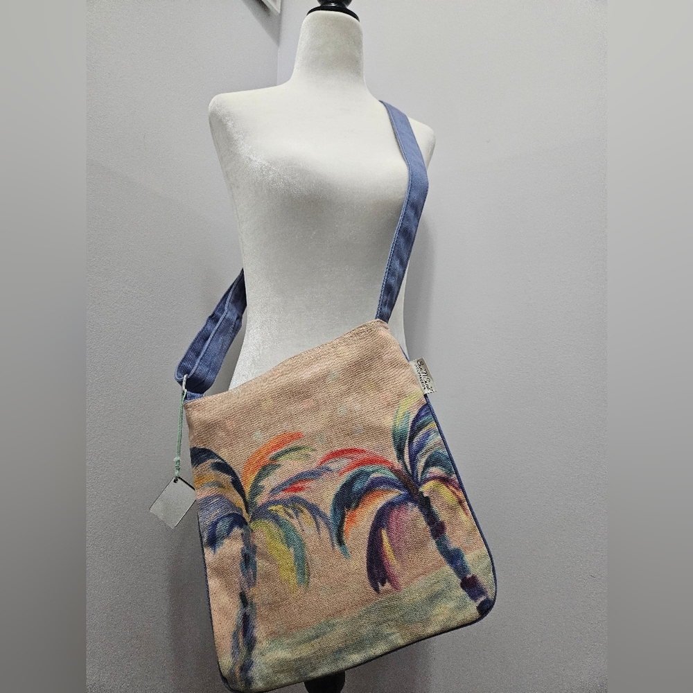 Colorful Beach PalmTree Crossbody Bag